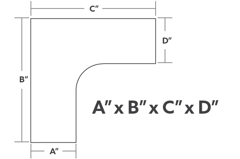 NewHeights L-Shaped Dimensions Model